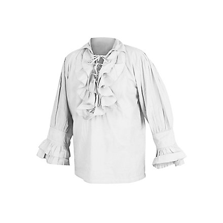 Renaissance Frill Shirt white - andracor.com