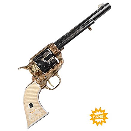 Revólver - Colt Caballería US 1873, Decorado Arma Decorativa