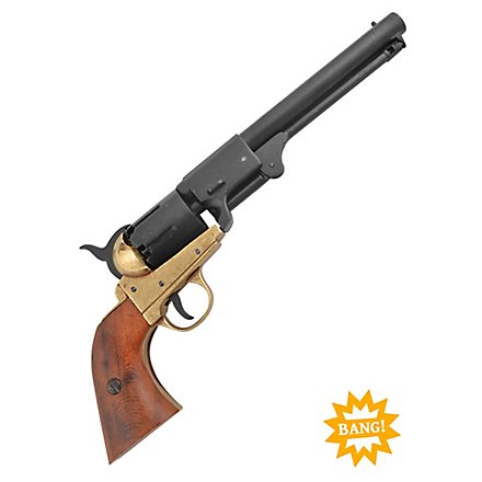 Revolver - Confederatie 1860 (Messingkleurig) Decoratiewapen