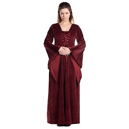 Robe médiévale en velours - Circé