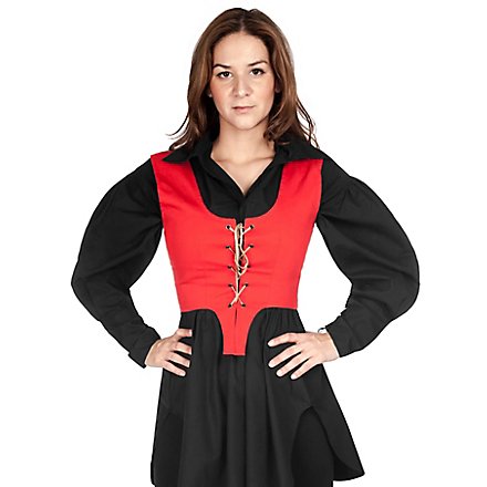 Schnürmieder rot 