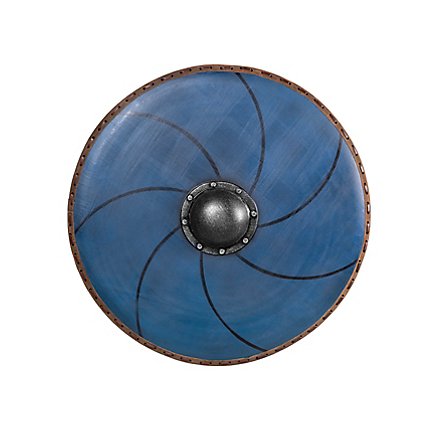 Scudo rotondo 75 cm - Gastir, arma Larp blu