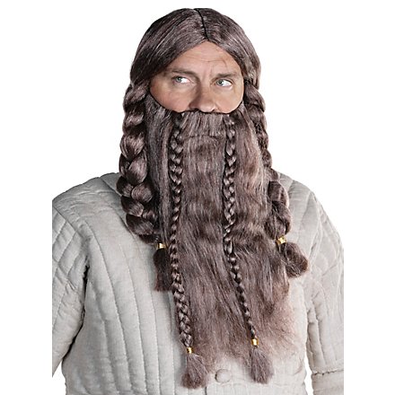 Set barba da nano con parrucca