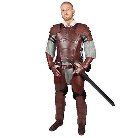 Set completo di armatura in pelle - Mercenario