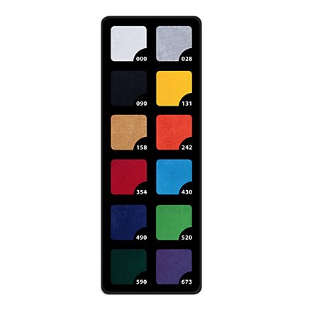 Set di colori per il trucco aqua per il carnevale