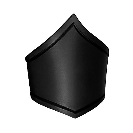 Simple Leather Armband black 