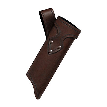 Andracor Schwerthalter Für Linkshänder - Leder Waffenträger Mittelalter