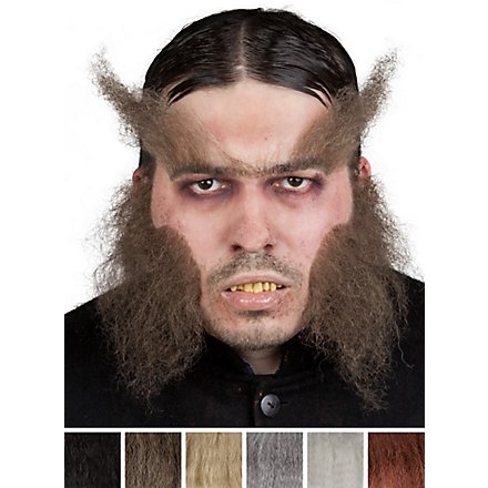 Sopracciglia da bestia realizzate con capelli veri