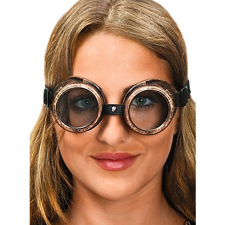 Steampunk Bril Brons