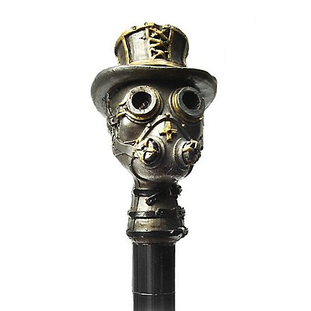 Steampunk head cane