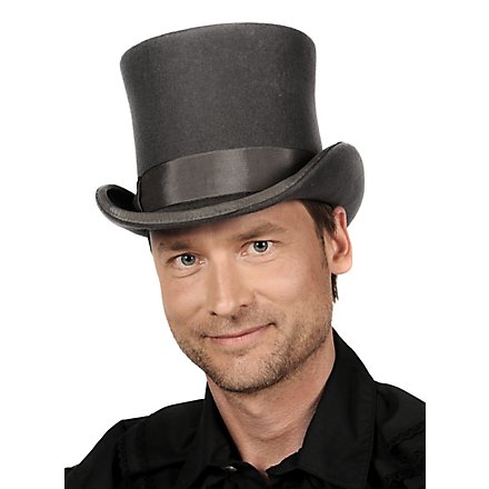 Steampunk Top Hat gray 
