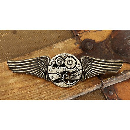 Steampunk Wing Badge 