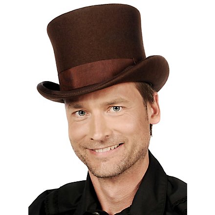 Steampunk Zylinder braun