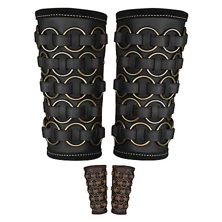 Studded leather bracers - Fighter - andracor.com