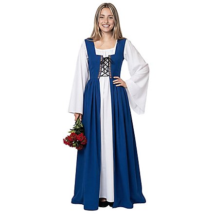 Surcot de servante bleue