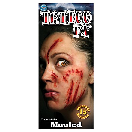 Tatuaggio adesivo attacco predatore