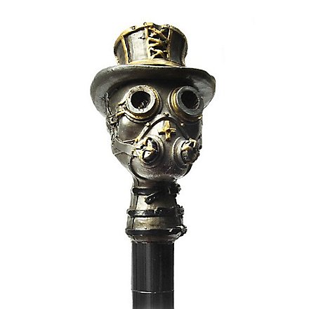 Testa di bastone da passeggio steampunk