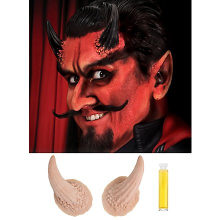 Teufelshörner Latexapplikation