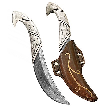 Throwing knife with sheath - Elven Larp weapon