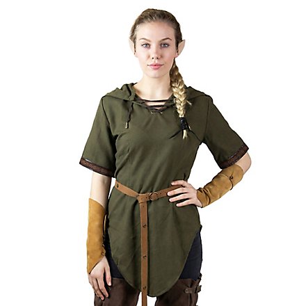 Tunique médiévale avec garniture - Briannan