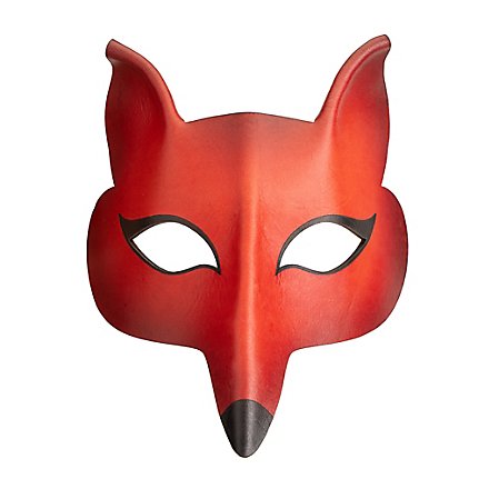 Volpe Femmina de cuoio Masque en cuir vénitien
