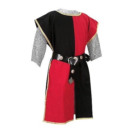 Waffenrock Ritter schwarz-rot 