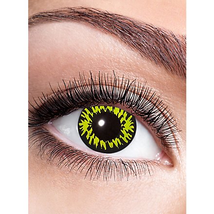 Werewolf contact lens with diopters