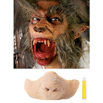 Werwolfschnauze Latexapplikation