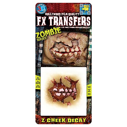 Zombie Cheek Decay 3D FX Transfers