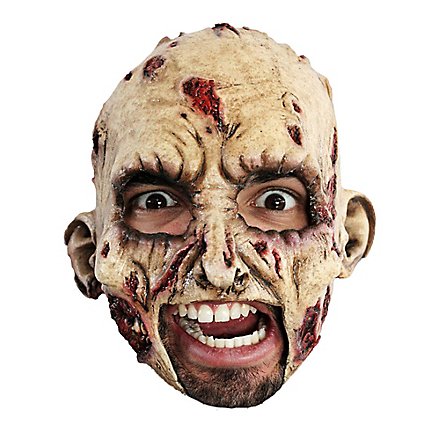 Zombie Kinnlose Maske aus Latex