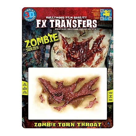 Zombie Torn Throat 3D FX Transfers