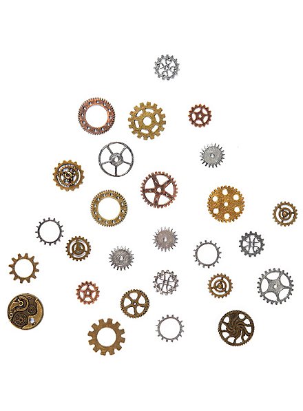 25 roues dentées décoratives steampunk