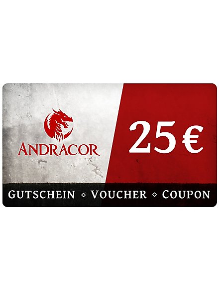 Andracor Gift Voucher 25,- €