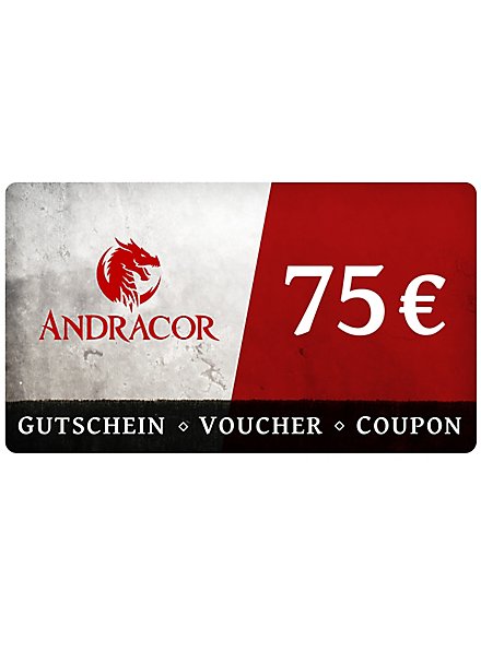 Andracor Gift Voucher 75,- €