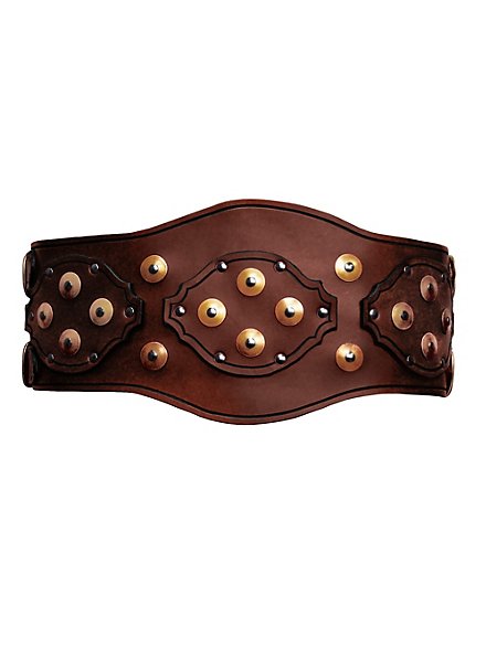 Barbarian Leather Belt brown 