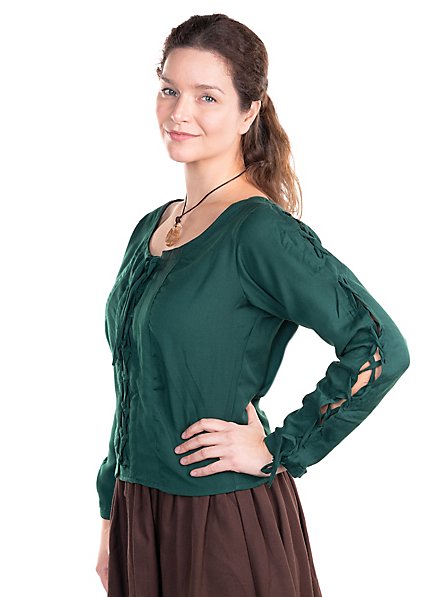 Blusa Medieval Con Cordones - Madeleine