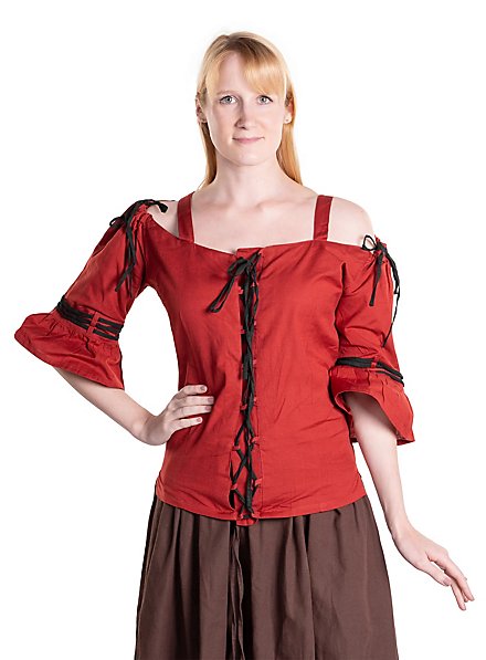 Blusa medievale senza spalle - Prina