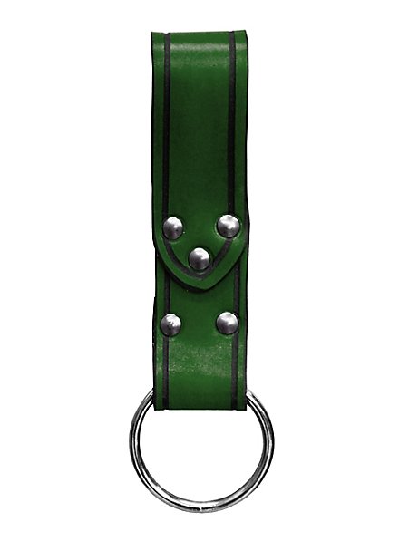 Boucle de ceinture verte avec anneau