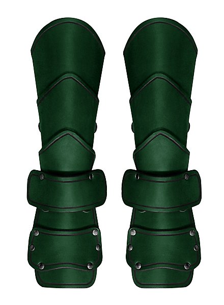 Brassards d'archer verts Deluxe avec protection pour les mains