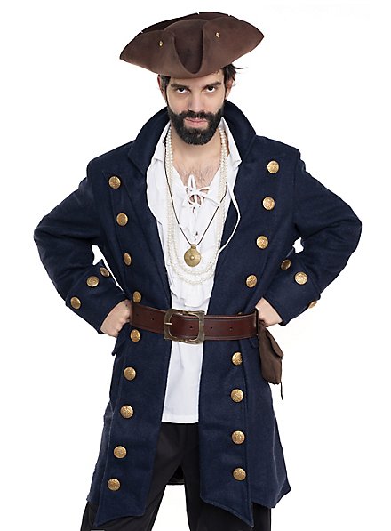 Cappotto a balze - blu, oro