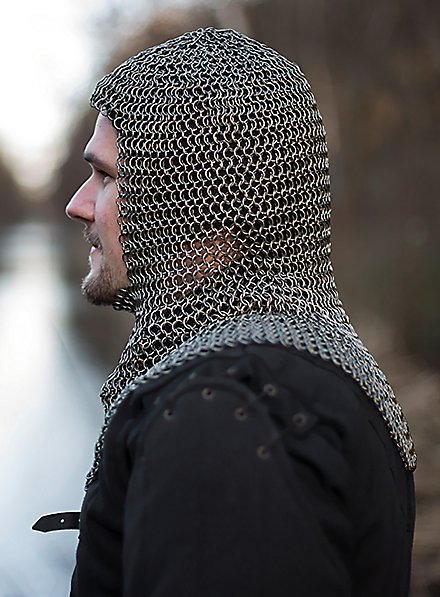 Chainmail hood - Alaric - andracor.com