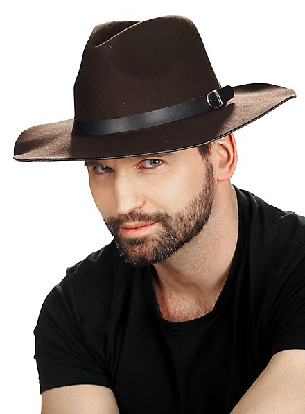Chapeau de cow-boy à bord plat