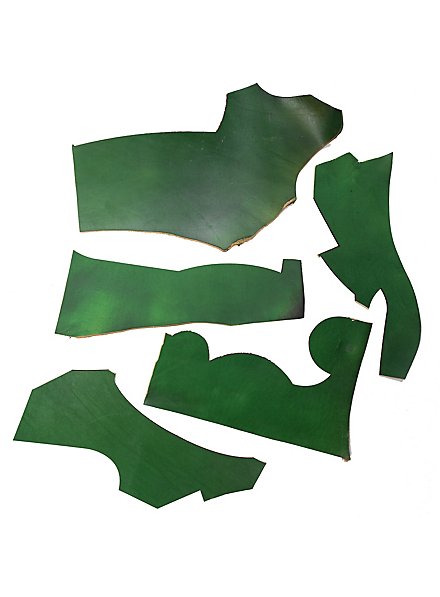 Chutes de cuir d'armure - vert