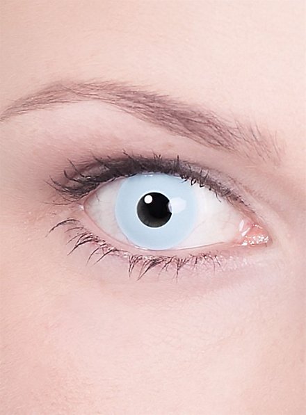Contactlens lichtblauw met sterkte