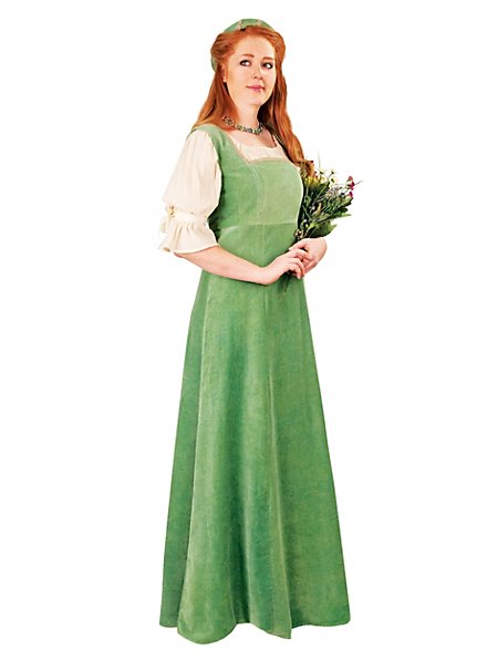 Costume verde da Signora del castello