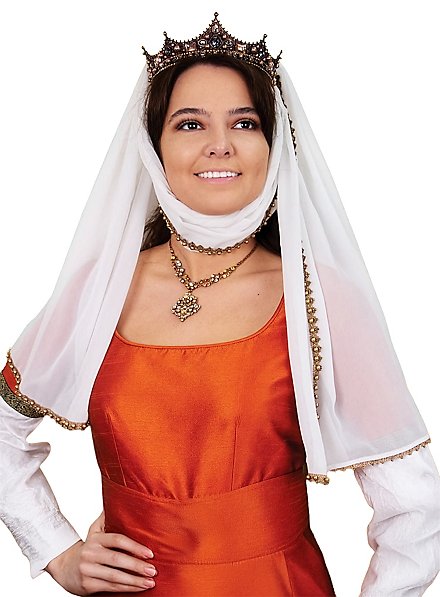 Court ladies' veil - Lagia, white