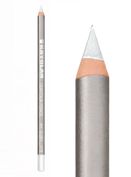 Crayon de maquillage professionnel blanc