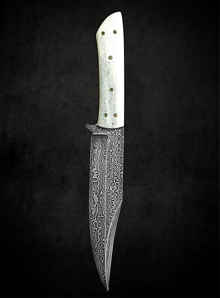 Damascus Steel Cowboy Knife