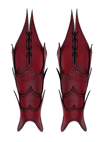 Demon Greaves red 