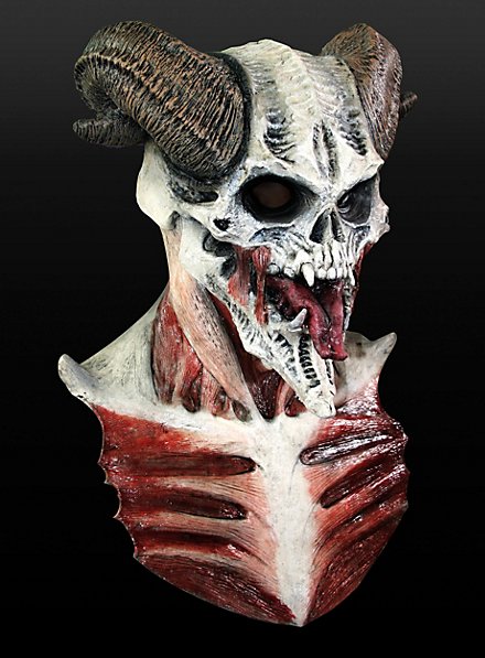 Démon squelettique Masque en latex